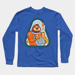 Space Sloth Hero Long Sleeve T-Shirt